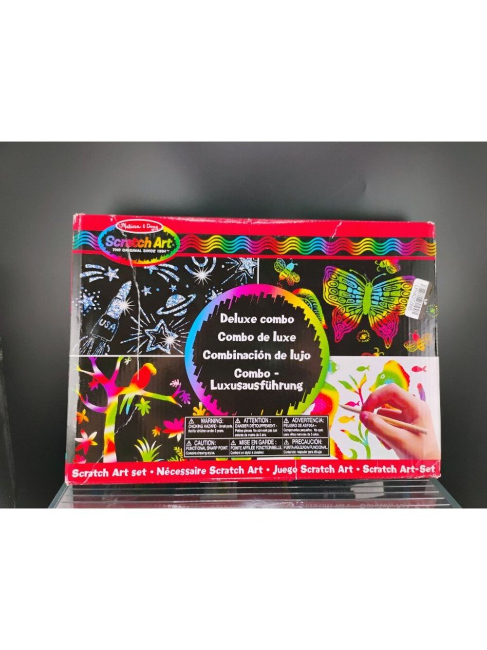 Melissa & Doug Scratch Art Deluxe Combo Set Creative Craft Kit